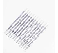 Pentel Arts Sparkle Pop Gel Pen Refill, (1.0mm), Bold Line, Silver-Light Silver Ink, Pack of 12 Refills (KF10-DZ)