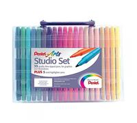 Pentel S360PP-35A Arts Studio Set, Pack of 40
