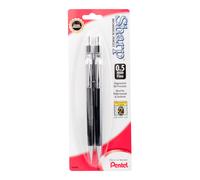 Pentel? Automatic Sharp? Mechanical Pencils, 0.5 mm, Black, Pack Of 2