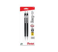 Pentel® Automatic Sharp™ Mechanical Pencils, 0.5 mm, Black, Pack Of 2