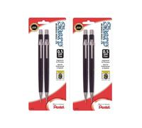 Pentel Automatic Sharp Mechanical Pencils 0.5 mm Black Pack Of 4