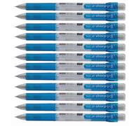 Pentel e-Sharp Mechanical Pencils, 0.5mm, Sky Blue Barrel, AZ125-SO (box of 12)