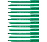 Pentel Ball, 0.8mm tip, Black water-based ink, 1 pack of 12 pens