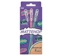 Pentel Ballpoint Pen Color Matte Hop Dream 7 Colors K110-V7STC