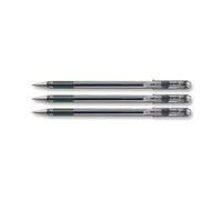 Pentel BK77 Fine Superb Ball Point Pen Black Ink - Pack of 3