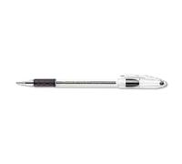Pentel BK91ASWUS R.S.V.P. Stick Ballpoint Pen 1mm Translucent Barrel Black Ink 24/Pack