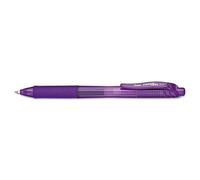 Pentel BL107 EnerGel X Retractable Rollerball, 0.7mm Tip, Violet Ink (One Pen)