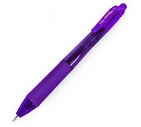 Pentel BL107 EnerGel X Retractable Rollerball Pen - Violet - Single Pen