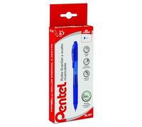 Pentel Energel X BL107 Retractable Gel Rollerball Pens - 0.7mm - Blue Ink - Pack of 3