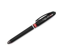 Pentel EnerGel Tradio 07 Refillable Gel Ink Pen - Black Barrel - Red Ink - (set of 6) Supplied Loose