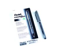 Pentel EnerGel + Metal Tip Rollerball Pen 0.7mm Black (Pack 12) BL27-A