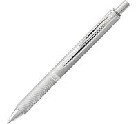 Pentel BL407-A line width, liquid gel-roller sterling with a pressure mechanism, 0.35 mm Silver