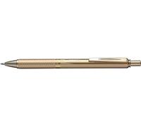 Pentel BL407 Energel Sterling, Gold Metal Barrel, Gel ink Rollerball, 0.7mm Tip, Black ink (Pack of 12)