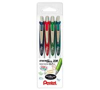 Pentel BL77 Energel XM 0.7mm Snap 4pcs (Pink, Dark Blue, Turquoise, Light Green)