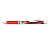 Pentel BL77E-BX EnerGel Eco Retractable Gel Rollerball Pen - Made with 79% Recycled Materials - Red Ink