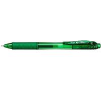 Pentel BLN105-D EnerGel-X Retractable Liquid Gel Roller Pen, 0.5mm, Green