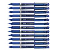 Pentel BLN25-C - Energel Plus Needle Tip Rollerball 0.5mm Blue- PK12