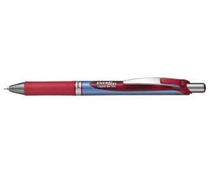 Pentel BLN75 Energel XM Retractable Rollerball, 0.5mm Tip - Red ink (Pack of 12)