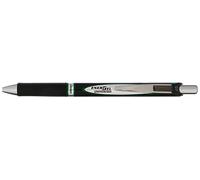 Pentel BLP77-DX Energel Document with Push Mechanism, Waterproof, Non-fading Ink. Indelible, ISO 27668-2, Green