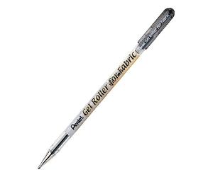 Pentel bn15 Gel Ink Roller Ball Pen for Textiles, 0.5 mm, Black.