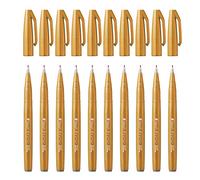 Pentel Brush Sign Pen - Ochre (Pack of 10)