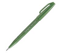 Pentel Brush Sign Pen Olive Green