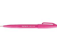 Pentel brush pen red Pink