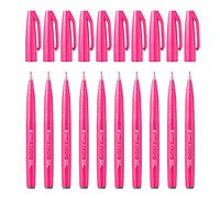 Pentel Brush Sign Pen - Pink (Pack of 10)