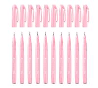Pentel Brush Sign Pen SES15C-12 Fibre-Tip Pen 10 Pale Pink