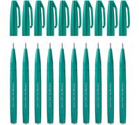 Pentel Brush Sign Pen SES15C-12 Fibre-Tip Pen 10 turquoise