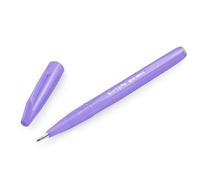 Pentel Brush Sign Pen SES15C - Brush Nib - Fibre Tip - Blue Violet - Single