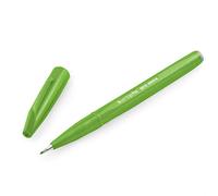 Pentel Brush Sign Pen SES15C - Brush Nib - Fibre Tip - Olive Green - Single
