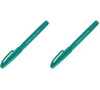 Pentel Brush Sign Pen Turquoise (Pack of 2)