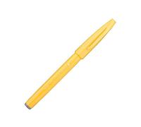 Pentel SES15C-G felt-tip pen with flexible brush-like tip yellow