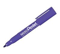 Pentel Bullet Tip Permanent Marker, Blue Ink, 1 Pack of 12 Markers