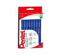Pentel BX440 Feel-it Wow Snap Ball Pen 1mm 8pcs Blue