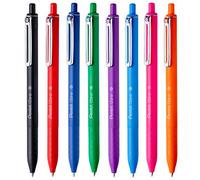 Pentel BX467 Izee Snap Ball 0.7 mm Pack of 8 Colours Ass.ti