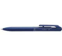 Pentel BXA107C-C Calme Ballpoint Pen, Clearly Dampened Click Noise, Leather Look Grip Zone, Refillable, Ball 0.7 mm = Line Width 0.35 mm, Ink Colour Blue, Pack of 1