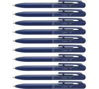Pentel Calme Ballpoint Pen Blue - Pack of 10