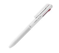Pentel Calme quiet click 3 colour ink ball point pen 0.5mm : Grayish White barrel