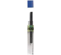 Pentel Coloured Leads, 0.5mm, Grade HB, Blue colour, 1 Pack of 12 Leads (12 Leads per Tube)