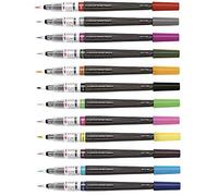 Pentel Arts Colour Brush, Sepia, 1 blister card with one brush, XGFL-141X