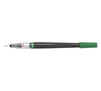 Pentel Colour Brush, Various, Green, 17.5 x 1.3 x 1.3 cm, (XGFL-104X)