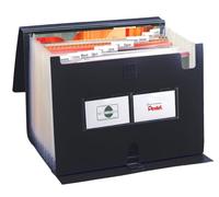 Pentel DCD24A 13 Pocket Recycology Expanding Document File Organiser - Black