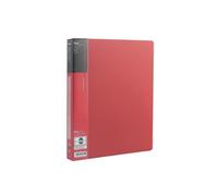 Pentel,DCF444B Recycology Display Book Wing with 40 Pockets - Red