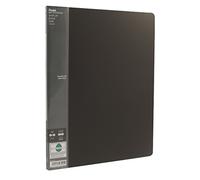 Pentel DCF642A Recycology Display Book Presentation Folder Portfolio Side from 50% Recycled PP, A3/A4, 20 Pockets, Black