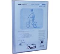 Pentel A4 Recycology Display Book with 20 Clear Pocket - Blue