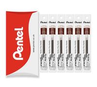 Pentel Energel 0.7mm Refill Metal Tip LR7 - BL77/BL57/BL37 Pen Refill - Pillow Pack of 6 (Brown)