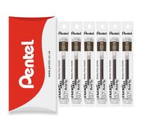 Pentel Energel 0.7mm Refill Metal Tip LR7 - BL77/BL57/BL37 Pen Refill - Pillow Pack of 6 (Sepia)