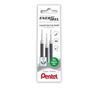 Pentel EnerGel 0.7mm Refill Wallet of 3 - Green